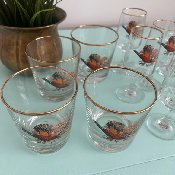 Vintage Pheasant Barware - Picture 3 of 11